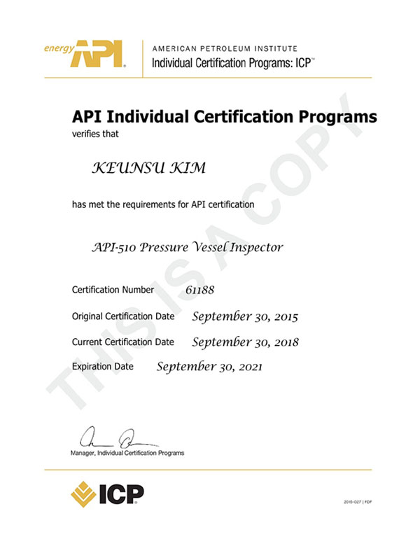 Inspector Certificate 2
