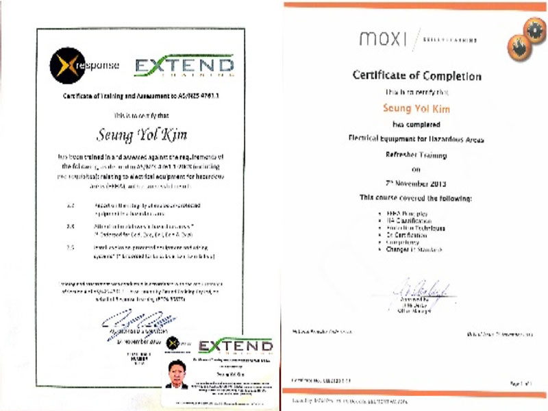 Inspector Certificate 10
